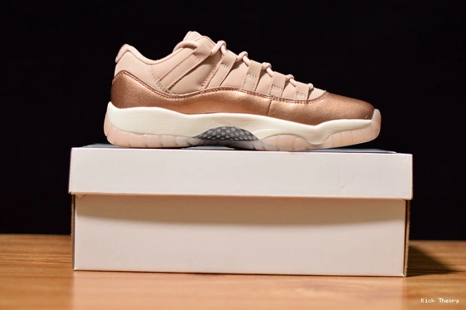 Kick Theory Air Low 11 GS Jordan Rose AH7860-105 Gold 0805